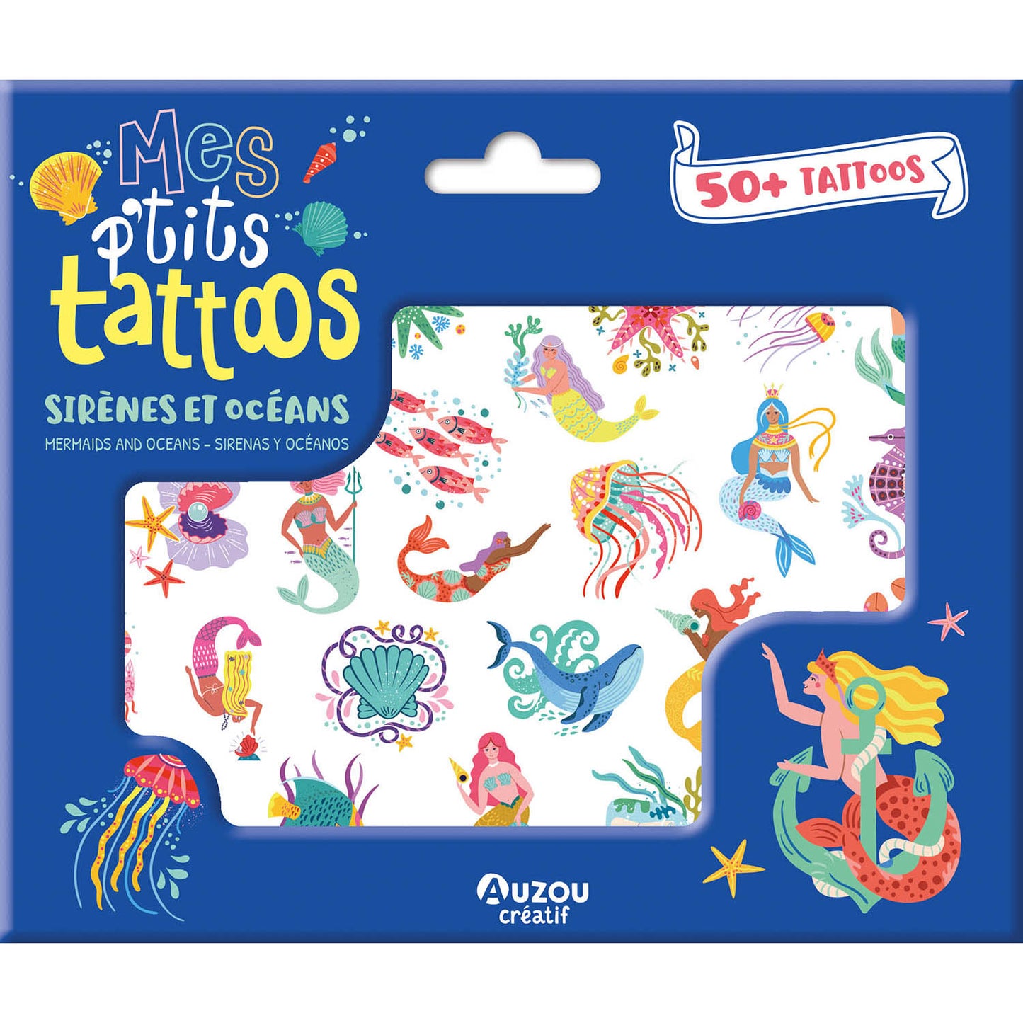 Barna Tattoos - Mermaids and Oceans 50 pcs