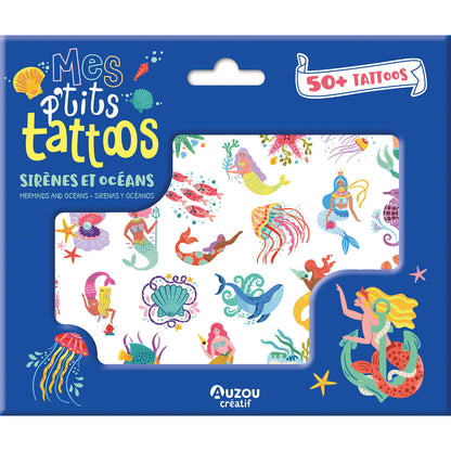 Barna Tattoos - Mermaids and Oceans 50 pcs