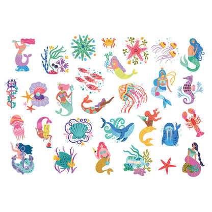 Barna Tattoos - Mermaids and Oceans 50 pcs