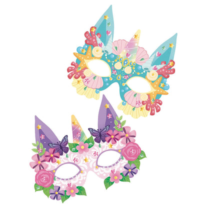 Activity Kit - Masks and Tattoos - Unicorn