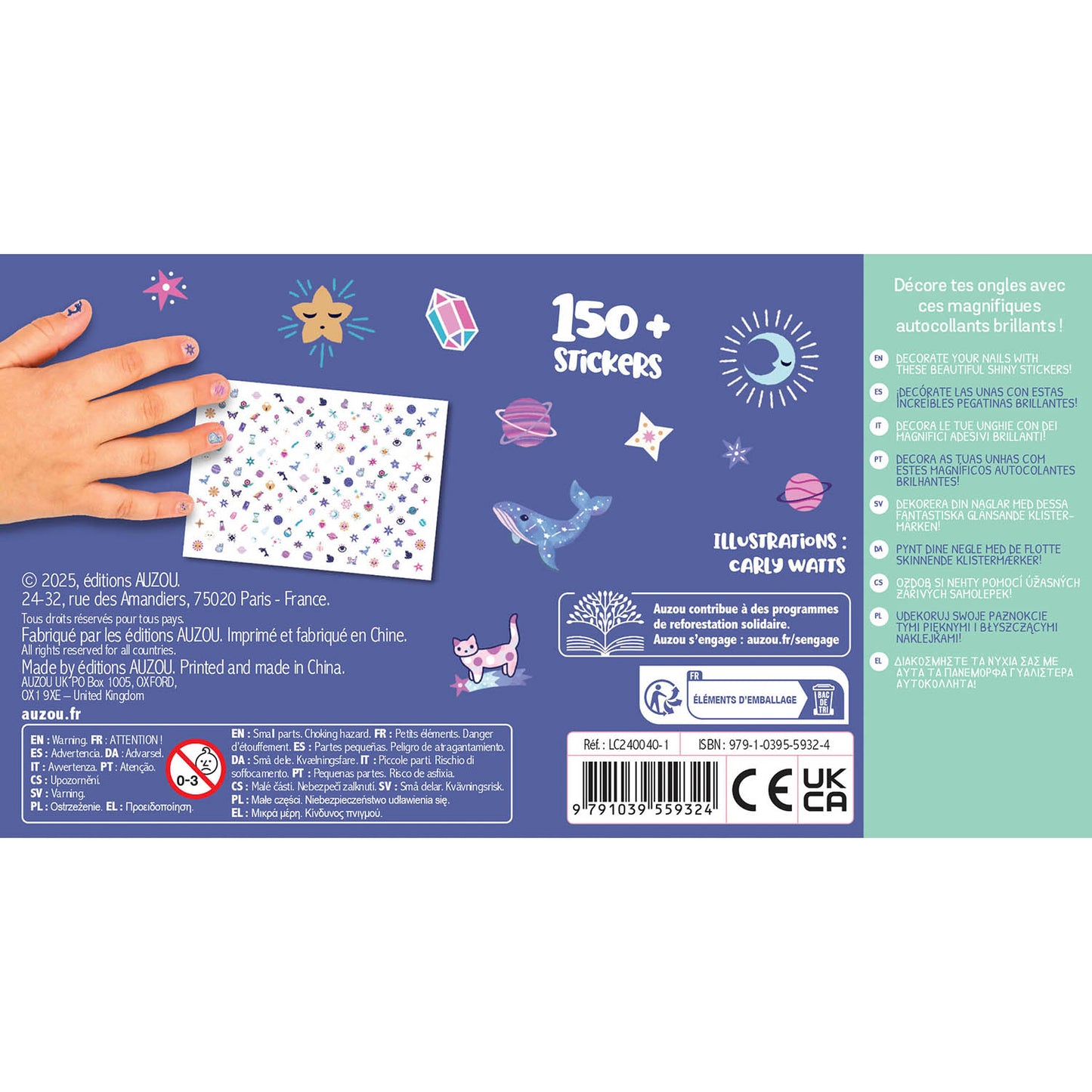 Naglalímmiðar - Nail Stickers 150 pcs