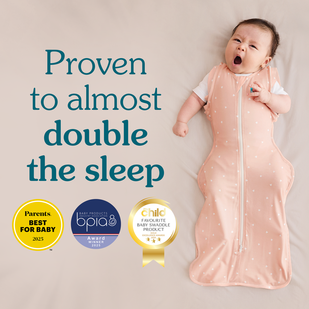 Love To Dream Swaddle Up Transition Bag - Oatmeal 1.5Tog