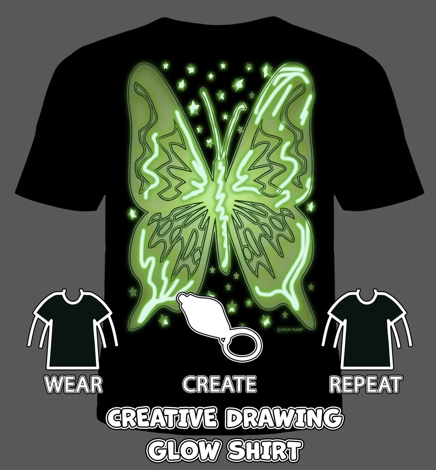 Glow in the Dark Bolur - Butterfly