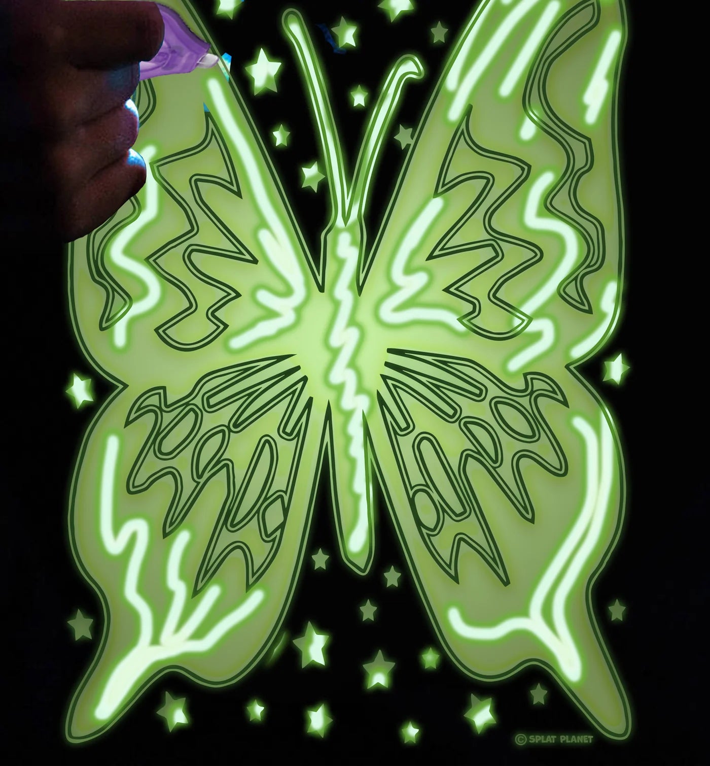 Glow in the Dark Bolur - Butterfly