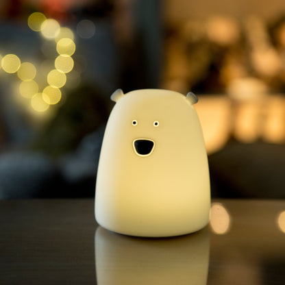 Silicon Lampi - Small Bear White