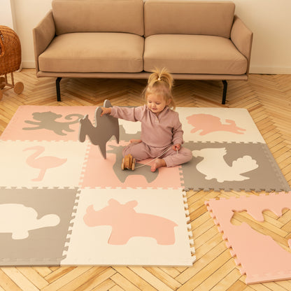 Púslmotta - Africa Pink XXL 180/180cm - FORPÖNTUN