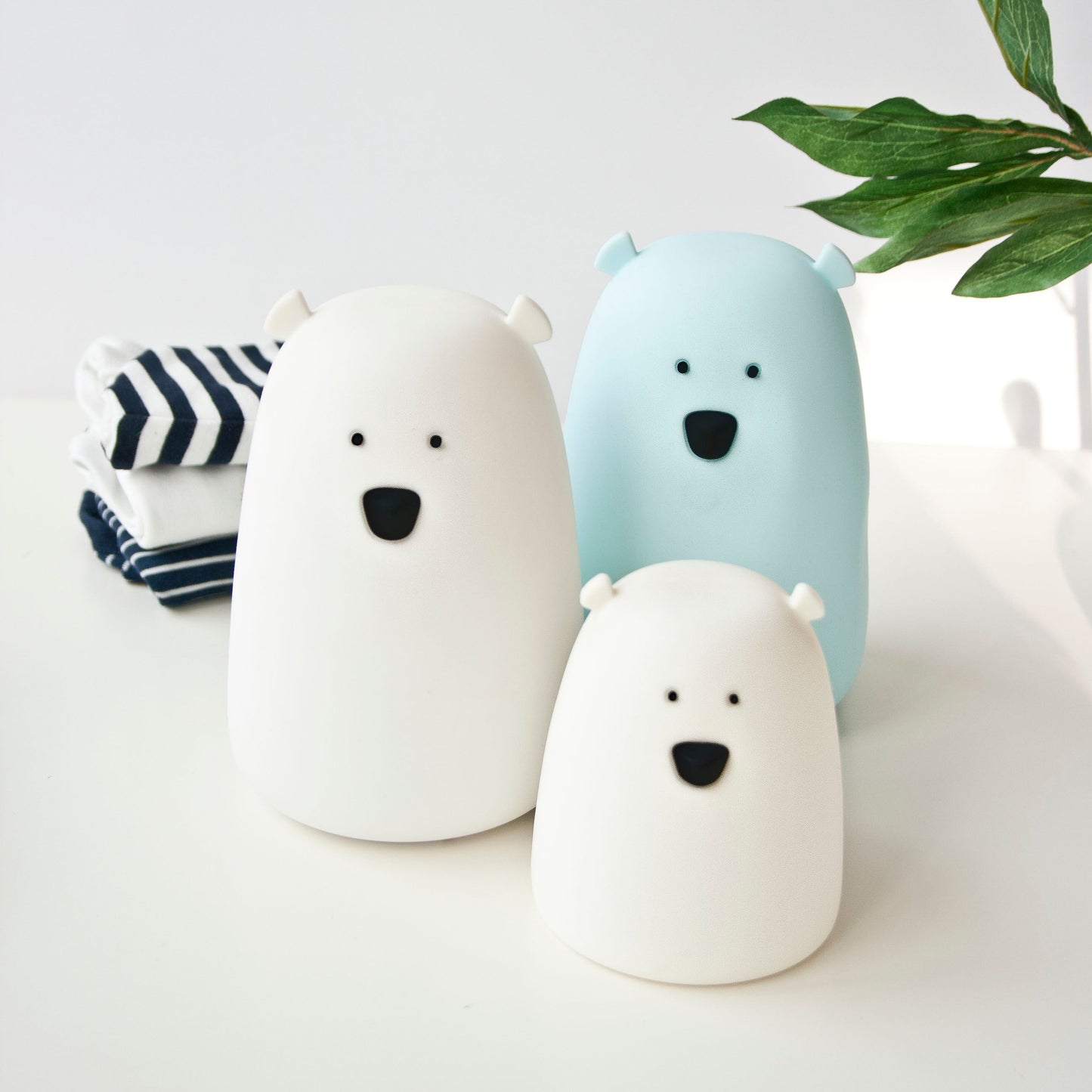 Silicon Lampi - Small Bear White