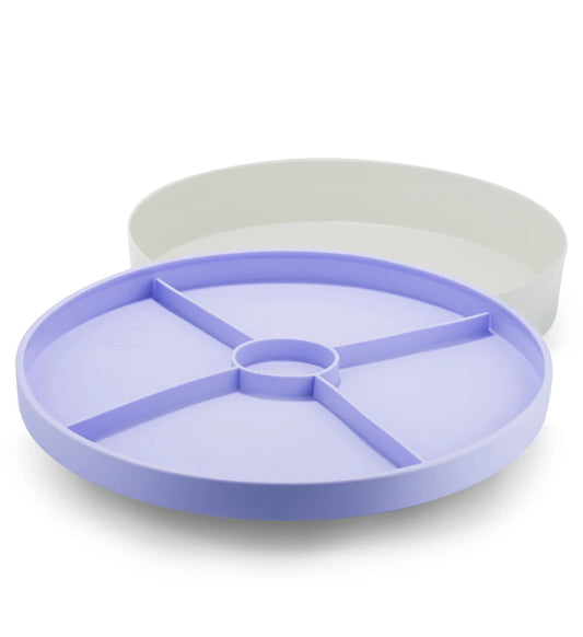 Sensory Tray Play - Lilac