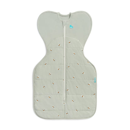 Love To Dream Swaddle Up - Olive Bees 2.5Tog