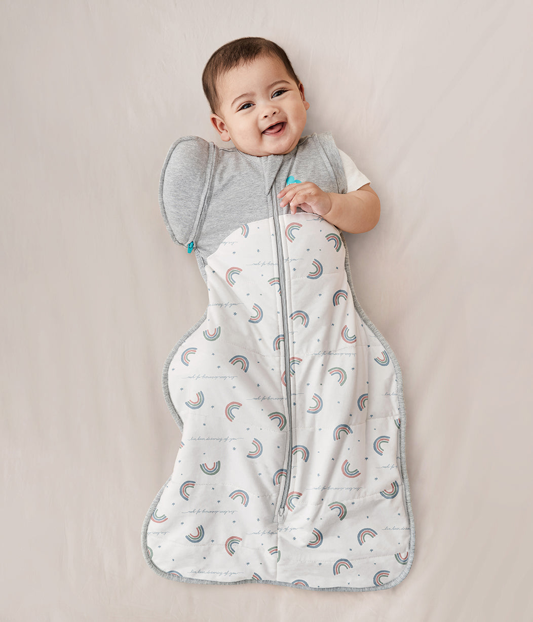 Love To Dream Swaddle Up Transition Bag - White Rainbow 2.5Tog
