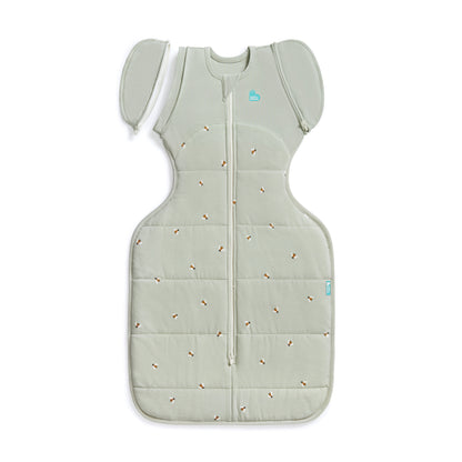 Love To Dream Swaddle Up Transition Bag - Olive Bees 2.5Tog