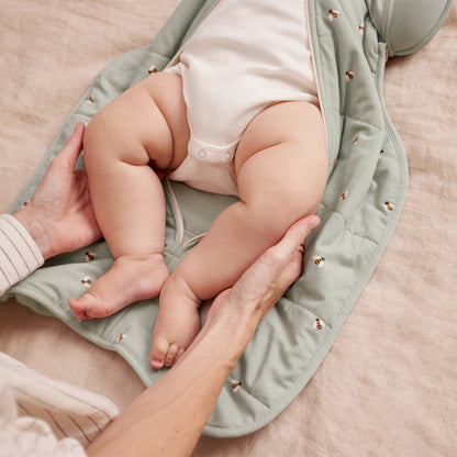 Love To Dream Swaddle Up - Olive Bees 2.5Tog