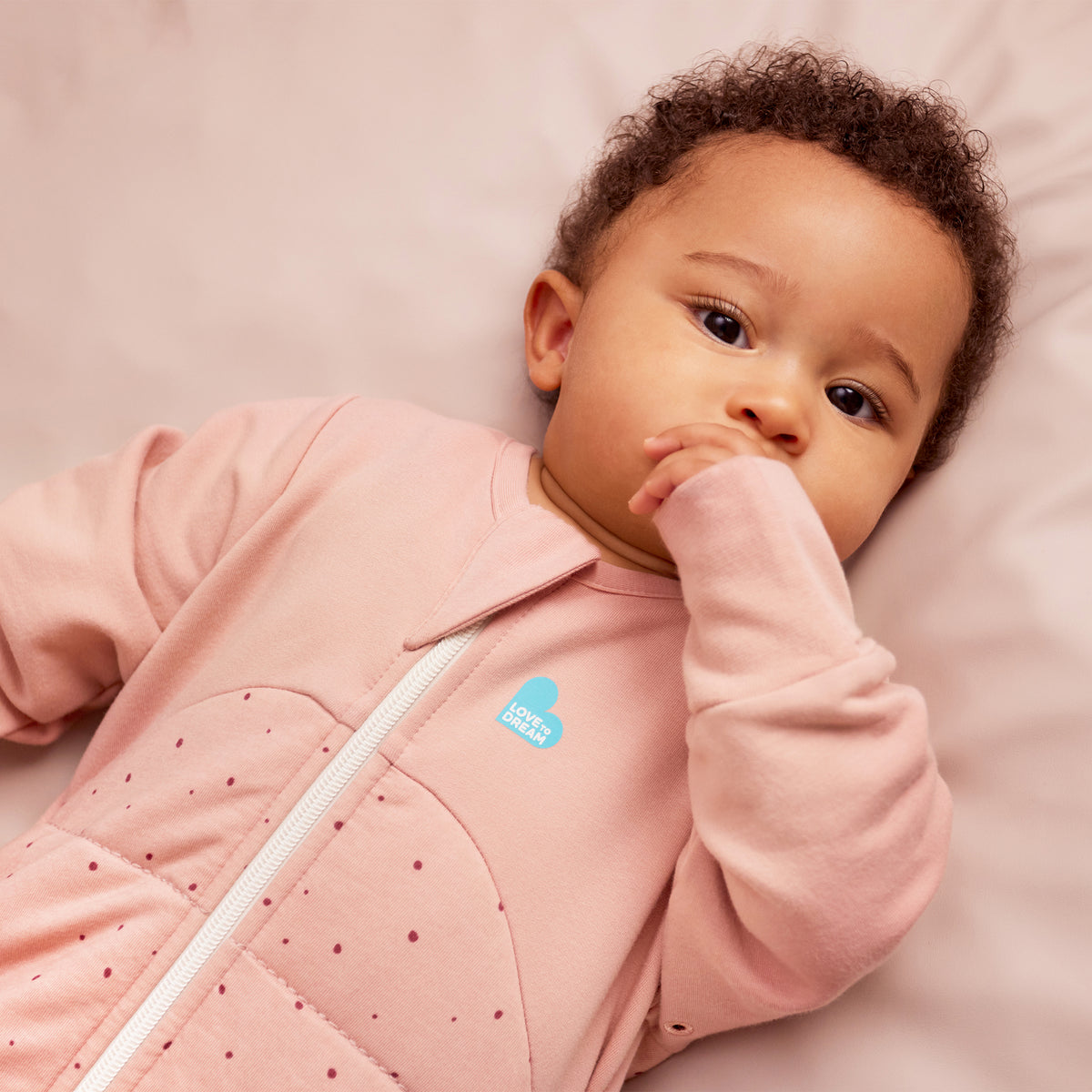 Love To Dream Svefnpoki með ermum - Rose Pebbles 2.5Tog