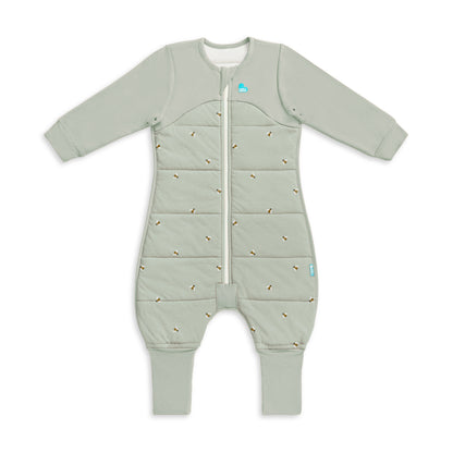 Love To Dream Sleep Suit Svefnpoki - Olive Bees 2.5Tog