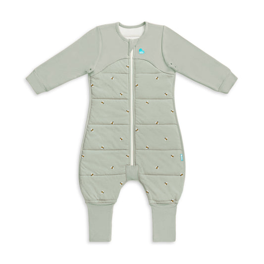 Love To Dream Sleep Suit Svefnpoki - Olive Bees 2.5Tog