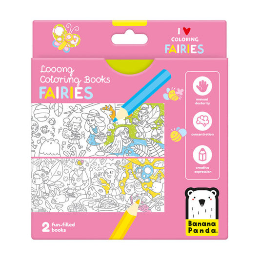 Looong Coloring Books - Faries 4+