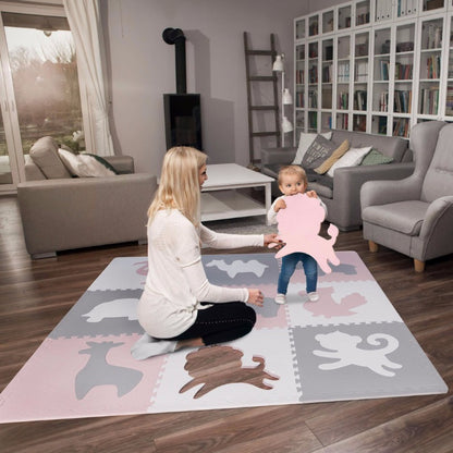 Púslmotta - Africa Pink XXL 180/180cm - FORPÖNTUN
