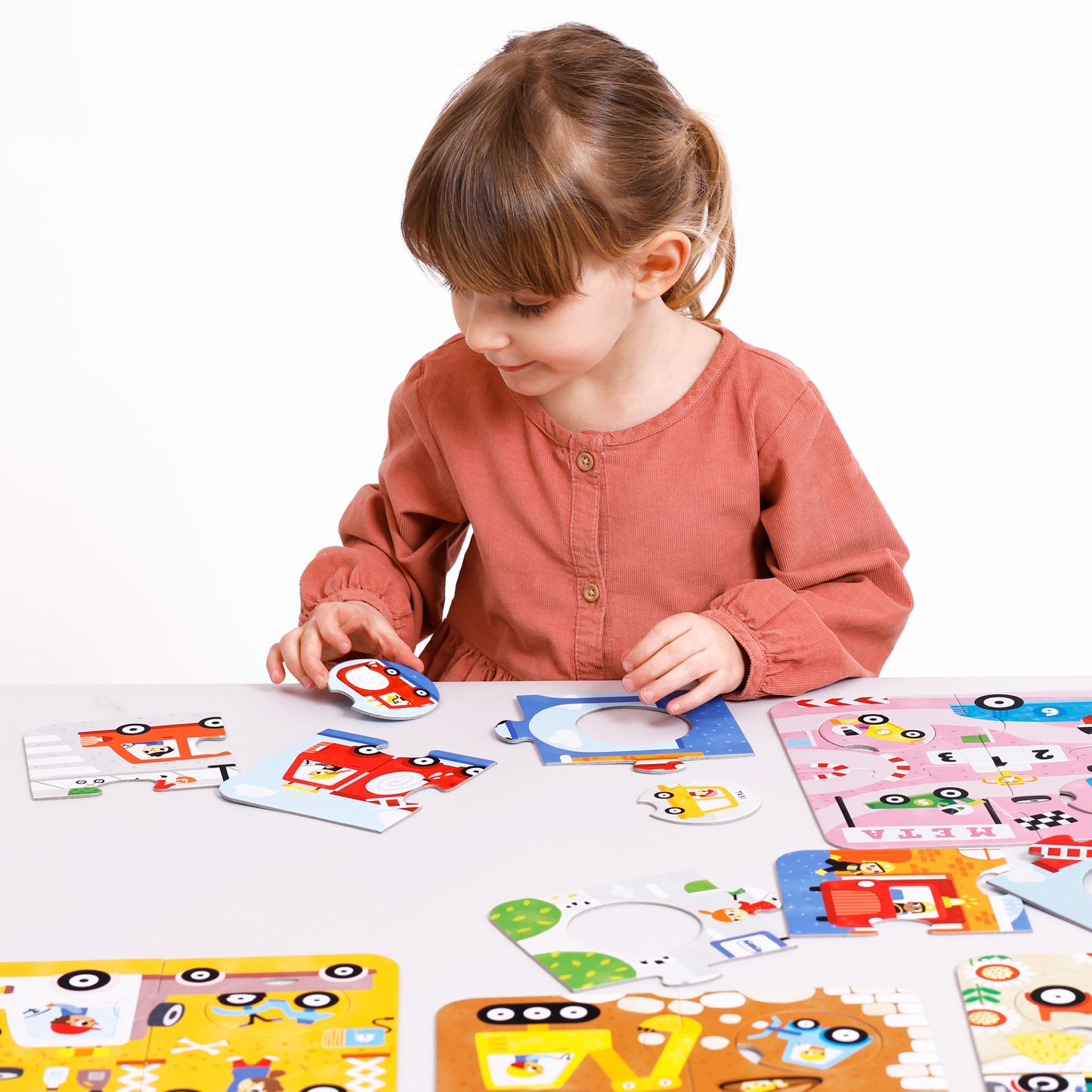 Match the Vehicles Púsl 2+