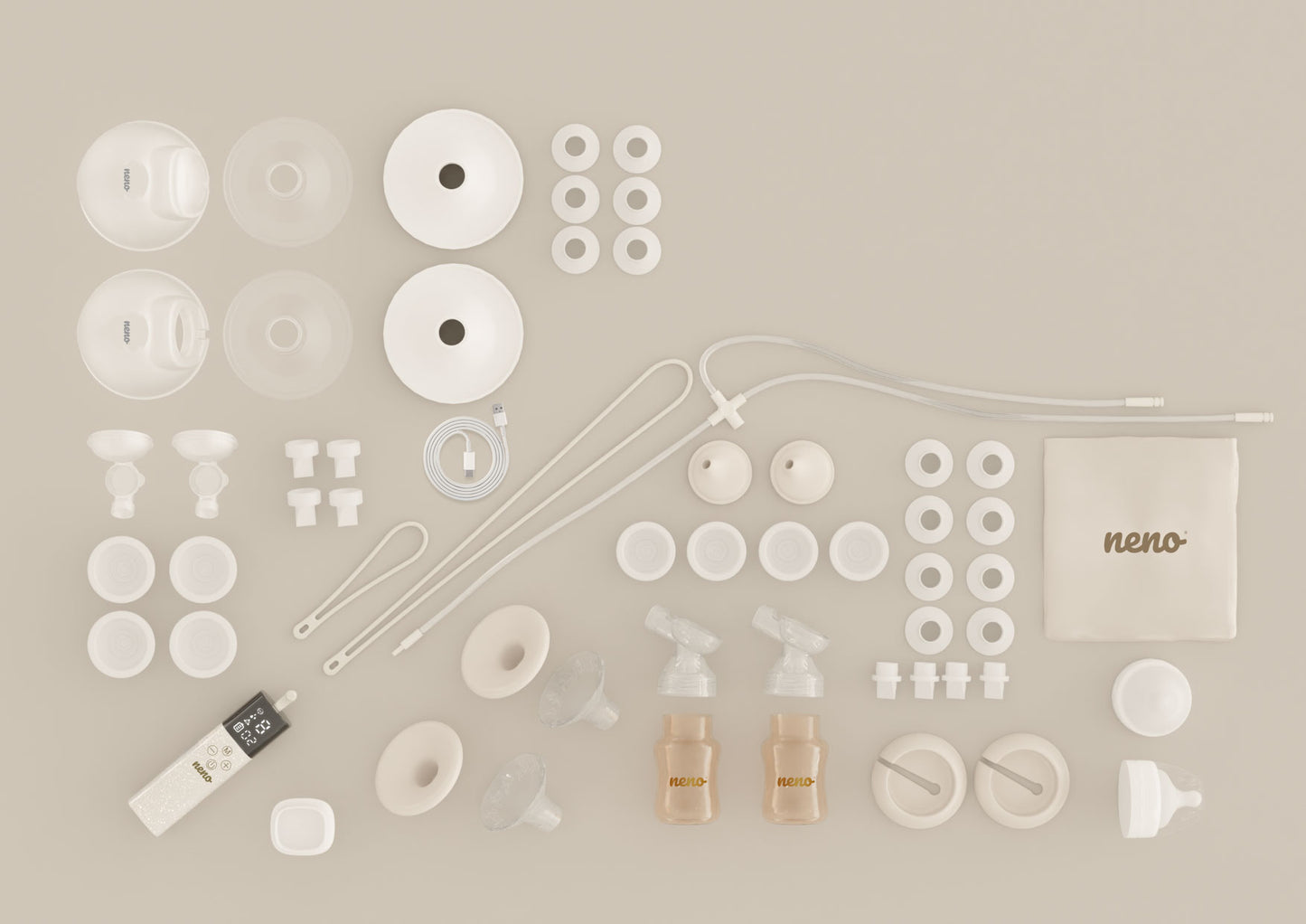 Tvöföld þráðlaus & handfrjáls Brjóstapumpa - Neno Camino Pro