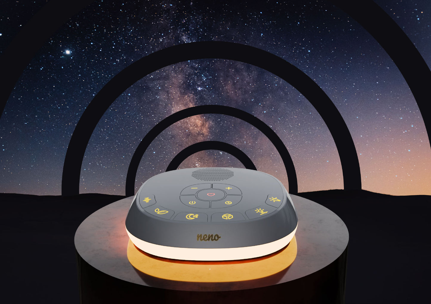 Neno Lumia - White Noise tæki með næturljósi