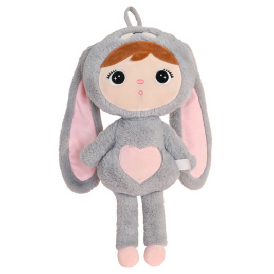 MeToo Gray/Pink Bunny 30cm