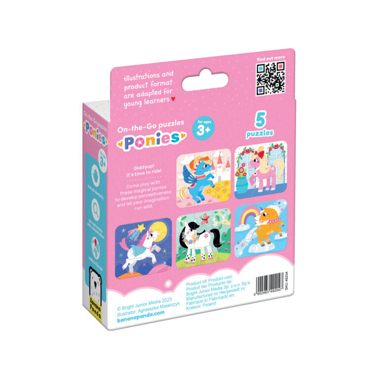 On-the-Go Puzzles Ponies 3+