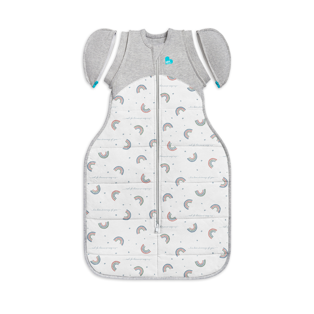Love To Dream Swaddle Up Transition Bag - White Rainbow 2.5Tog