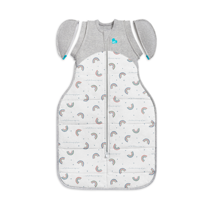 Love To Dream Swaddle Up Transition Bag - White Rainbow 2.5Tog
