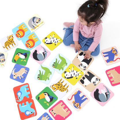 Suuuper Size Spil Memory Game - Wild Animals 2+