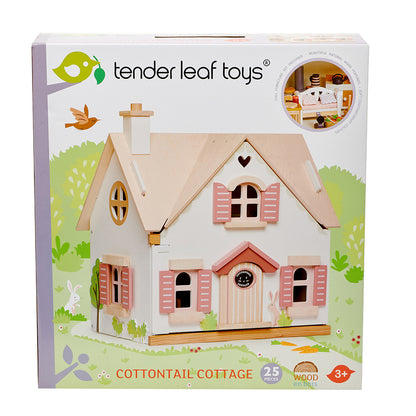 Dúkkuhús - Dollhouse with Furniture - Cottontail Cottage