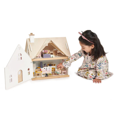 Dúkkuhús - Dollhouse with Furniture - Cottontail Cottage