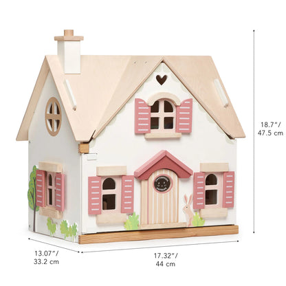 Dúkkuhús - Dollhouse with Furniture - Cottontail Cottage
