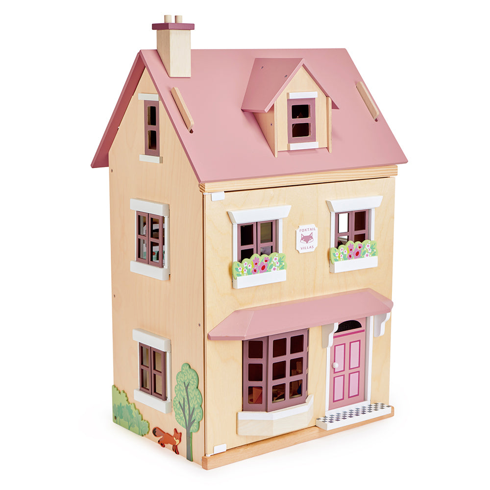 Dúkkuhús - Dollhouse with Furniture - Foxtail Villa