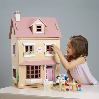 Dúkkuhús - Dollhouse with Furniture - Foxtail Villa