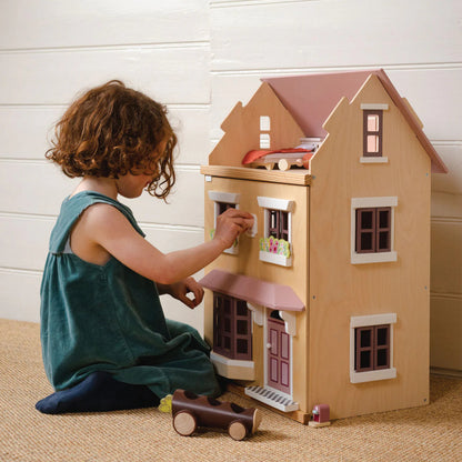 Dúkkuhús - Dollhouse with Furniture - Foxtail Villa