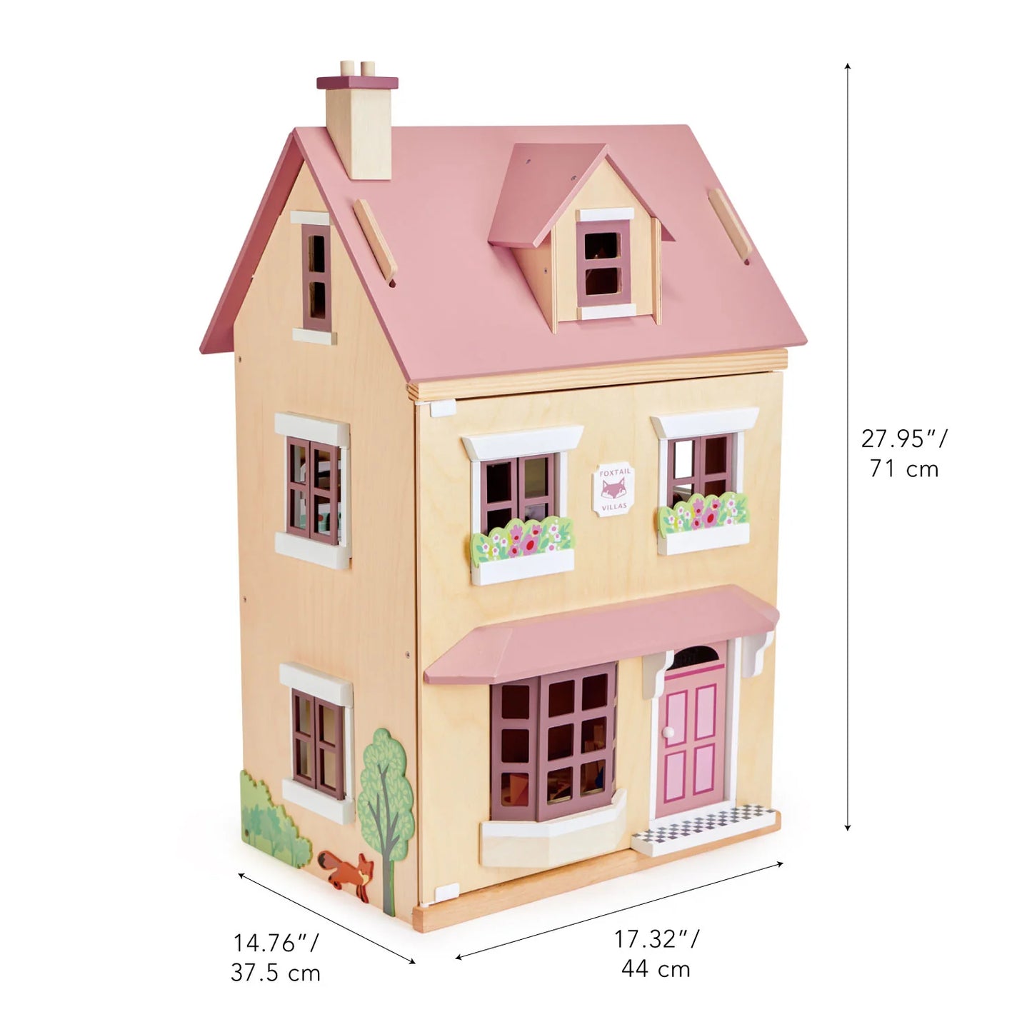 Dúkkuhús - Dollhouse with Furniture - Foxtail Villa