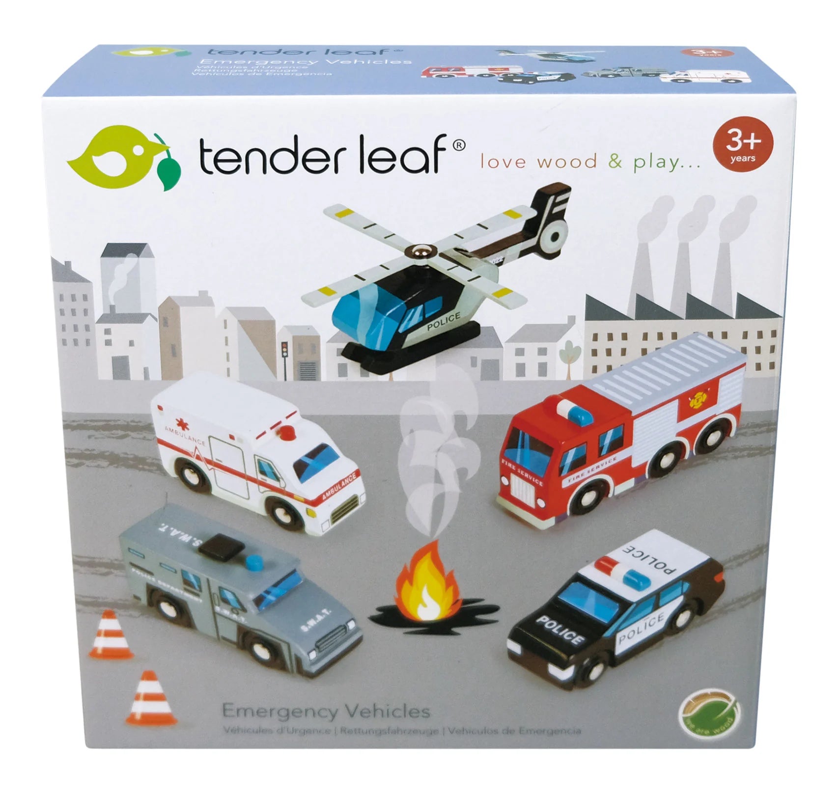 5 Viðar bílar - Emergency Vehicles – Polka