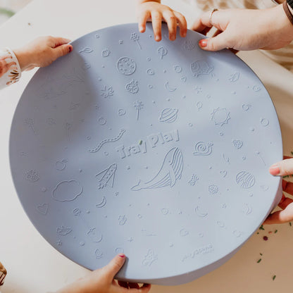 Sensory Tray Play - Lilac