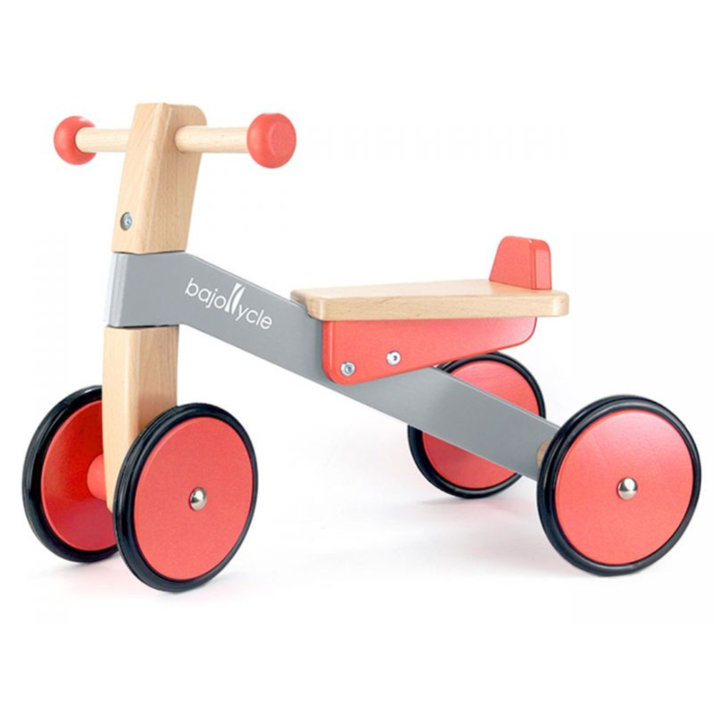 Bajo Wooden Balance Bike - Red