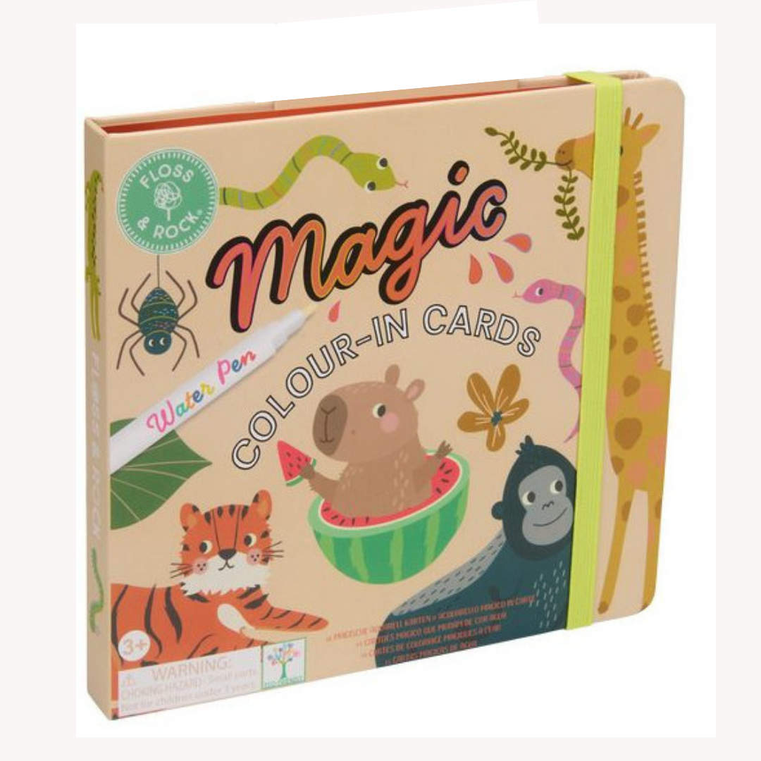 Magic Colour Changing Water Cards - Jungle