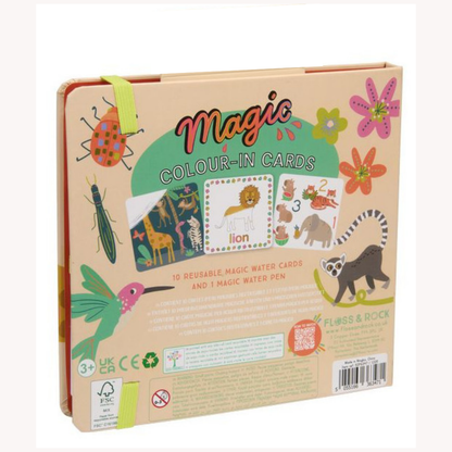 Magic Colour Changing Water Cards - Jungle