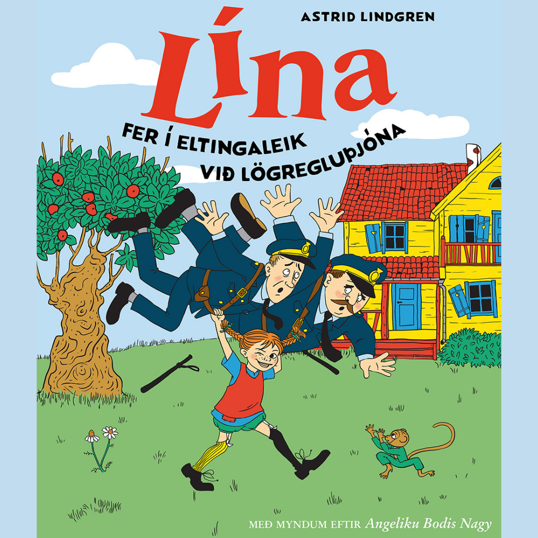Lína fer í eltingaleik við lögregluþjóna