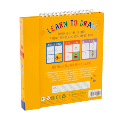 Learn to Draw - Wipe away Rainbow Animals