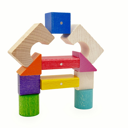 Kooglo Magnetic Trékubbar Mega - 100stk - Colour
