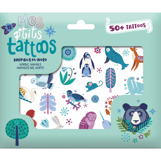 Barna Tattoos - Polar Animals 50 pcs