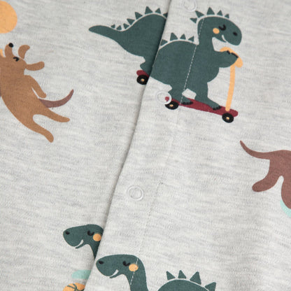 Náttgalli með sokkum - Gray Dinosaurs