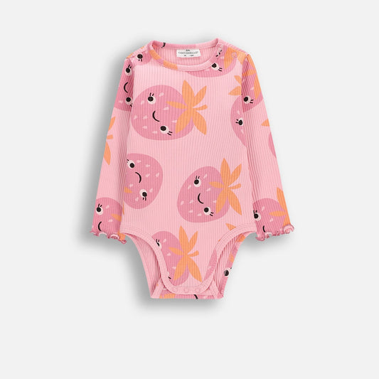 Samfella - Ribbed Strawberry