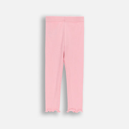 Leggings - Ribbed Light Pink