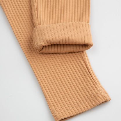 Leggings - Ribbed Mustard