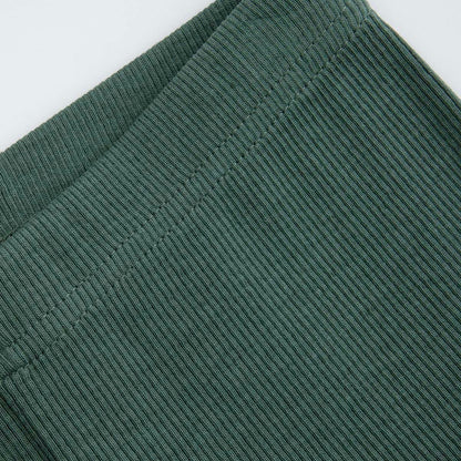 Leggings - Ribbed Green